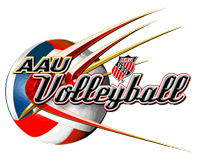 AAU Volleyball logo